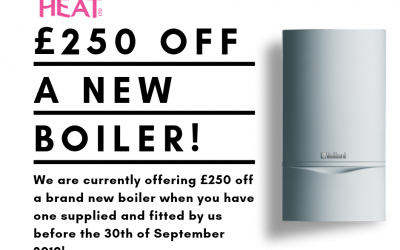 Save money on your new boiler – until 30th September